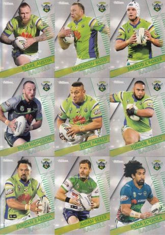 2018 NRL Traders Pearl Special Team Set - Canberra Raiders