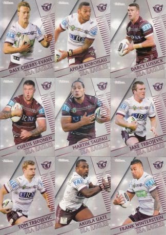 2018 NRL Traders Pearl Special Team Set - Manly Sea Eagles