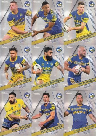 2018 NRL Traders Pearl Special Team Set - Parramatta Eels