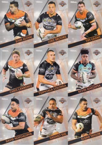 2018 NRL Traders Pearl Special Team Set - Wests Tigers