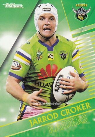 2018 NRL Traders Common Card - Base 014 Jarrod Croker Canberra Raiders