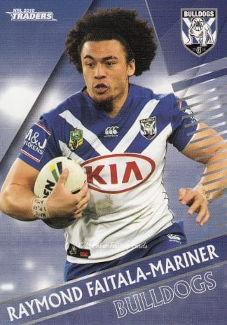 2018 NRL Traders Common Card - Base 023 Raymond Faitala-Mariner Canterbury Bulldogs