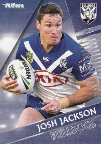 2018 NRL Traders Common Card - Base 025 Josh Jackson Canterbury Bulldogs
