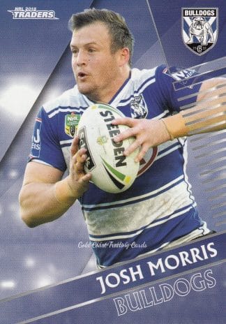 2018 NRL Traders Common Card - Base 029 Josh Morris Canterbury Bulldogs