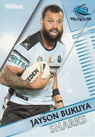 2018 NRL Traders Common Card - Base 032 Jayson Bukuya Cronulla Sharks