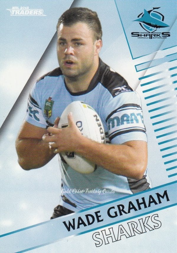 2018 NRL Traders Common Card - Base 035 Wade Graham Cronulla Sharks