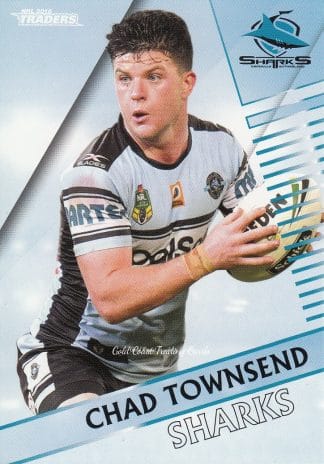 2018 NRL Traders Common Card - Base 040 Chad Townsend Cronulla Sharks