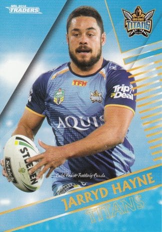 2018 NRL Traders Common Card - Base 044 Jarryd Hayne Gold Coast Titans