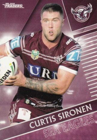 2018 NRL Traders Common Card - Base 055 Curtis Sironen Manly Sea Eagles