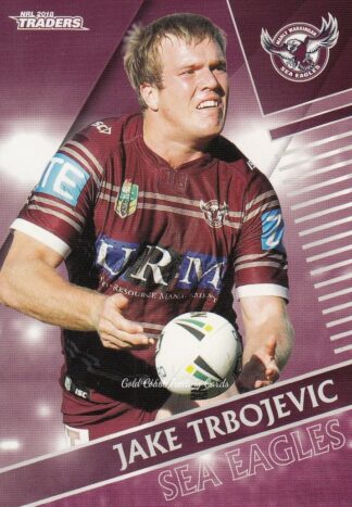 2018 NRL Traders Common Card - Base 057 Jake Trbojevic Manly Sea Eagles