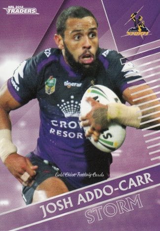 2018 NRL Traders Common Card - Base 062 Josh Addo-Carr Melbourne Storm