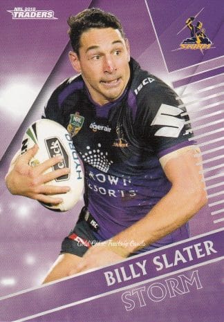 2018 NRL Traders Common Card - Base 068 Billy Slater Melbourne Storm