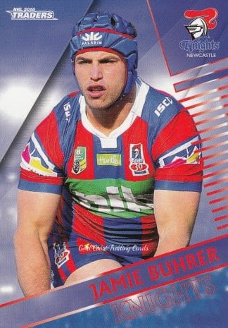 2018 NRL Traders Common Card - Base 073 Jamie Buhrer Newcastle Knights