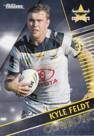 2018 NRL Traders Common Card - Base 083 Kyle Feldt North Qld Cowboys