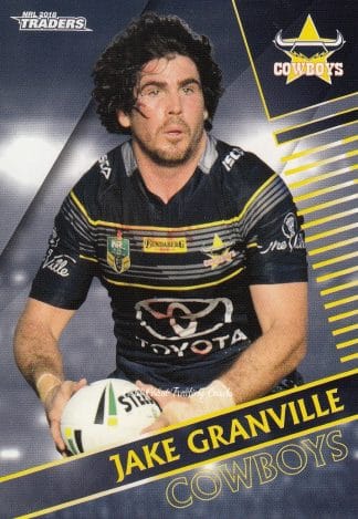 2018 NRL Traders Common Card - Base 084 Jake Granville North Qld Cowboys
