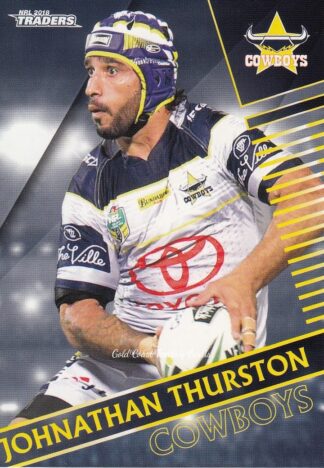 2018 NRL Traders Common Card - Base 090 Johnathan Thurston Cowboys