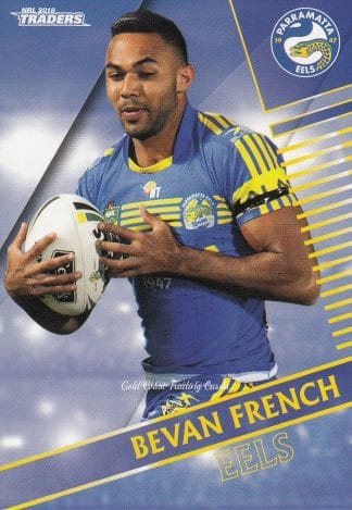 2018 NRL Traders Common Card - Base 093 Bevan French Parramatta Eels