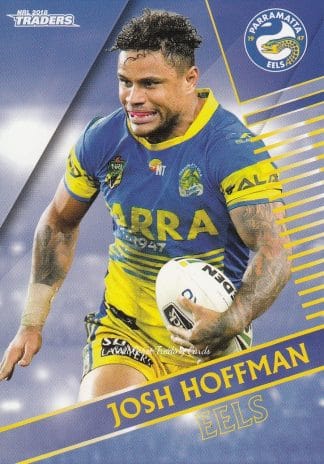 2018 NRL Traders Common Card - Base 095 Josh Hoffman Parramatta Eels