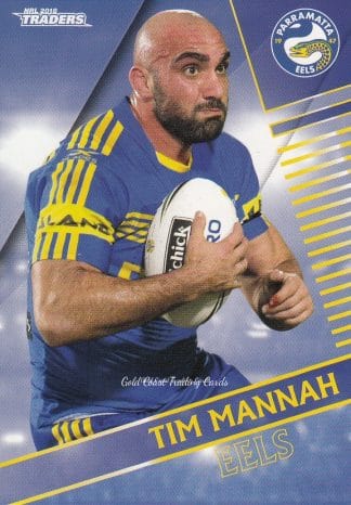 2018 NRL Traders Common Card - Base 097 Tim Mannah Parramatta Eels