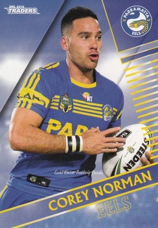 2018 NRL Traders Common Card - Base 100 Corey Norman Parramatta Eels