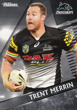 2018 NRL Traders Common Card - Base 107 Trent Merrin Penrith Panthers