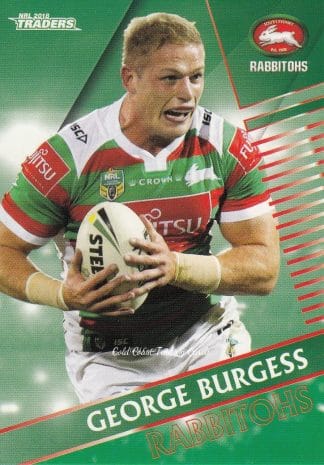2018 NRL Traders Common Card - Base 112 George Burgess South Sydney Rabbitohs