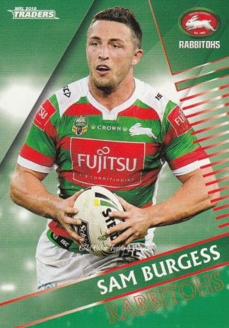 2018 NRL Traders Common Card - Base 113 Sam Burgess South Sydney Rabbitohs