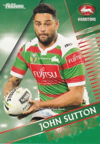 2018 NRL Traders Common Card - Base 119 John Sutton South Sydney Rabbitohs