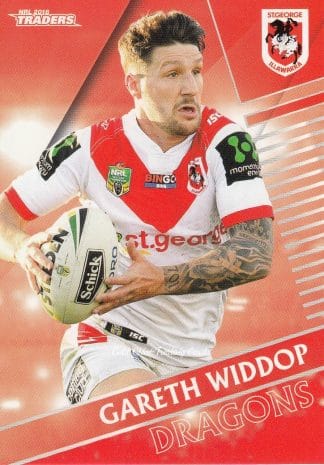 2018 NRL Traders Common Card - Base 130 Gareth Widdop St George Dragons
