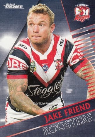 2018 NRL Traders Common Card - Base 134 Jake Friend Sydney Roosters