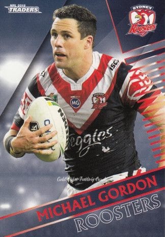 2018 NRL Traders Common Card - Base 135 Michael Gordon Sydney Roosters
