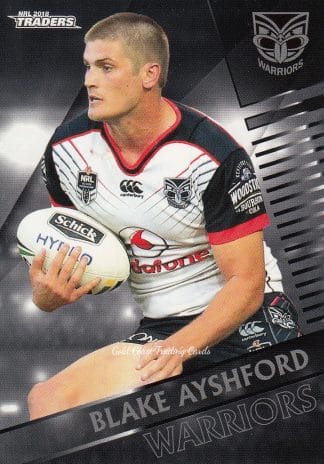 2018 NRL Traders Common Card - Base 142 Blake Ayshford Warriors