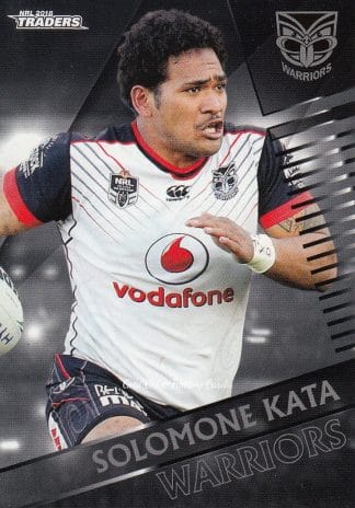 2018 NRL Traders Common Card - Base 146 Solomone Kata Warriors