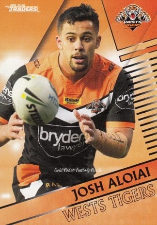 2018 NRL Traders Common Card - Base 152 Josh Aloiai Wests Tigers