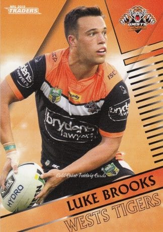2018 NRL Traders Common Card - Base 153 Luke Brooks Wests Tigers