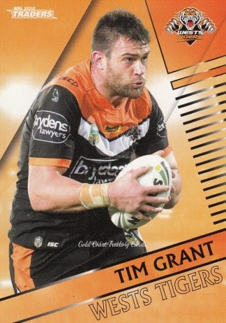 2018 NRL Traders Common Card - Base 154 Tim Grant Wests Tigers