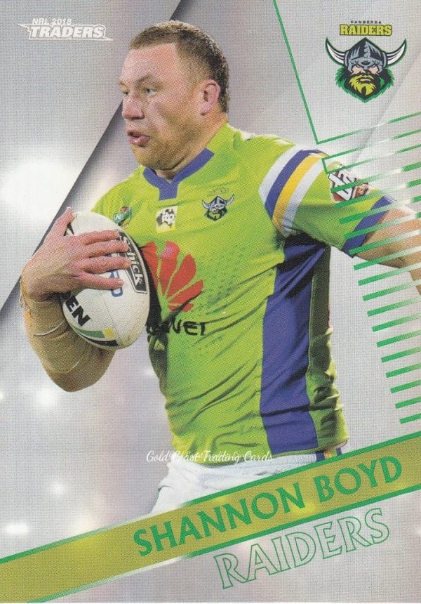 2018 NRL Traders Pearl Specials - PS013 Shannon Boyd Canberra Raiders