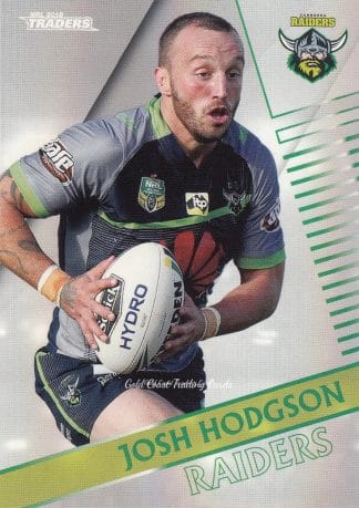 2018 NRL Traders Pearl Specials - PS015 Josh Hodgson Canberra Raiders