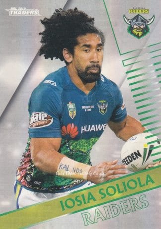 2018 NRL Traders Pearl Specials - PS020 Iosia Soliola Canberra Raiders
