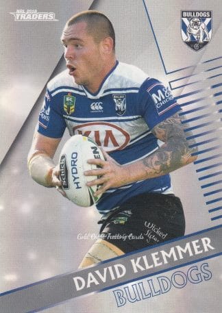 2018 NRL Traders Pearl Specials - PS026 David Klemmer Canterbury Bulldogs