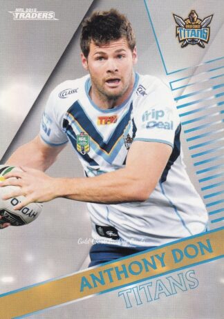 2018 NRL Traders Pearl Specials - PS043 Anthony Don Gold Coast Titans
