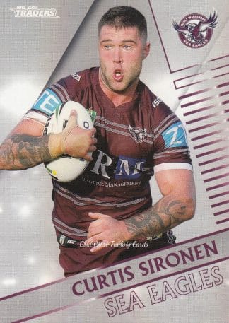 2018 NRL Traders Pearl Specials - PS055 Curtis Sironen Manly Sea Eagles