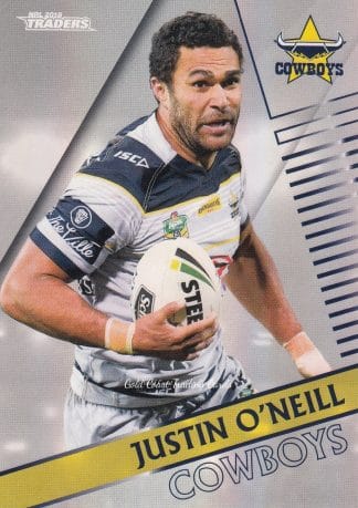 2018 NRL Traders Pearl Specials - PS087 Justin O'Neill North Qld Cowboys