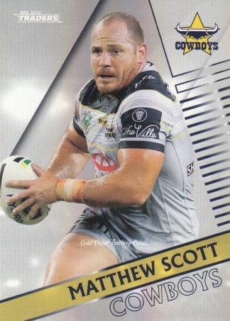 2018 NRL Traders Pearl Specials - PS088 Matthew Scott North Qld Cowboys