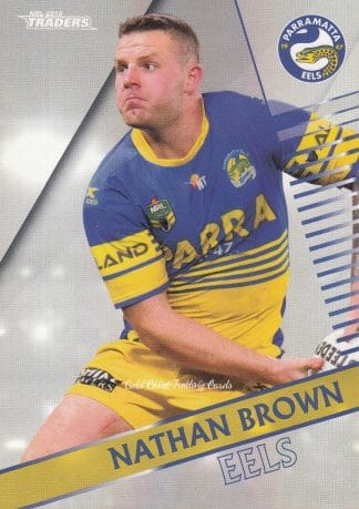 2018 NRL Traders Pearl Specials - PS092 Nathan Brown Parramatta Eels