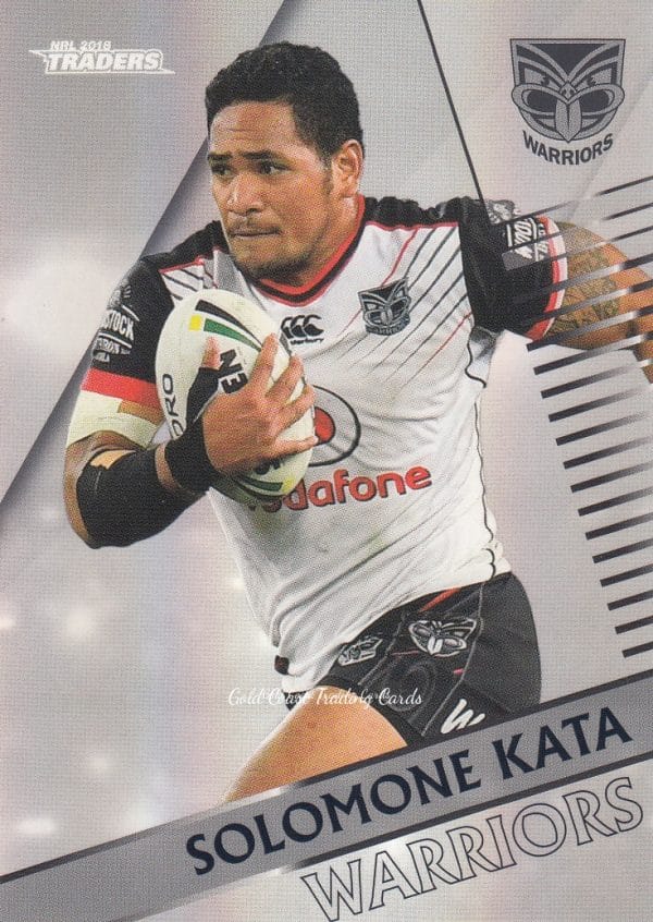 2018 NRL Traders Pearl Specials - PS146 Solomone Kata Warriors