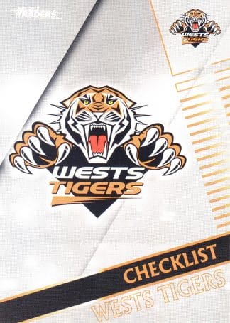 2018 NRL Traders Pearl Specials - PS151 Checklist Wests Tigers