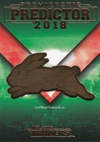 2018 NRL Traders Premiership Predictor - PP12 South Sydney Rabbitohs