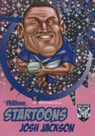 2018 NRL Traders Startoons Pink - SP03 Josh Jackson Canterbury Bulldogs