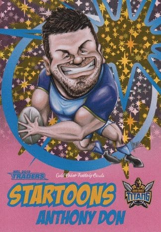 2018 NRL Traders Startoons Pink - SP06 Anthony Don Gold Coast Titans